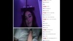 Cute omegle teen flashing for cum