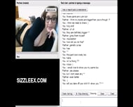 Chatroulette Teen with Huge Tits Fingers Her Pussy