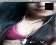 Bengali college Show Her Sexy Boobs on video Call